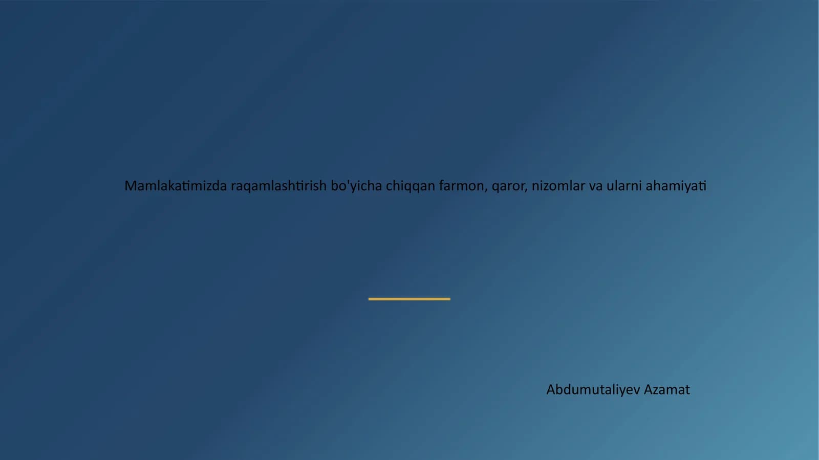 Yoʻl harakati xavfsizligini taʼminlash