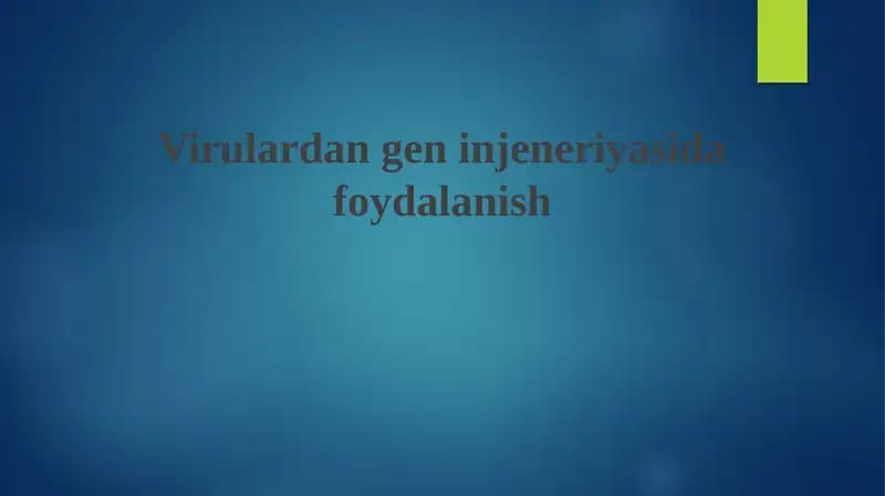 Viruslar