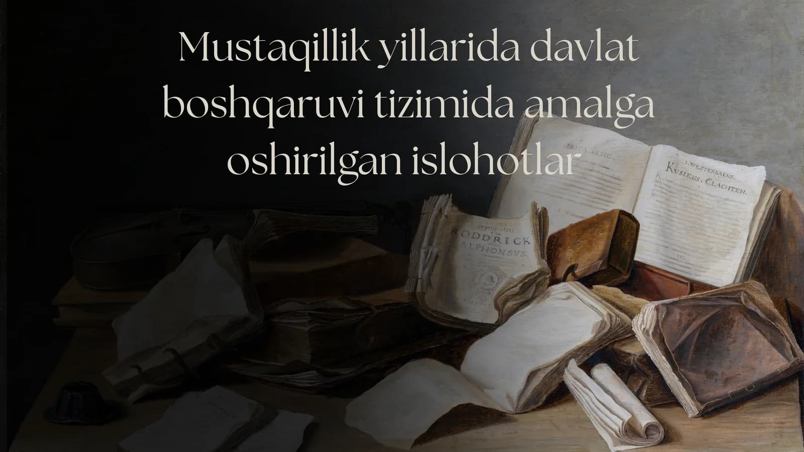 Mustaqillik yillarida davlat boshqaruvi tizimida amalga oshirilgan islohotlar