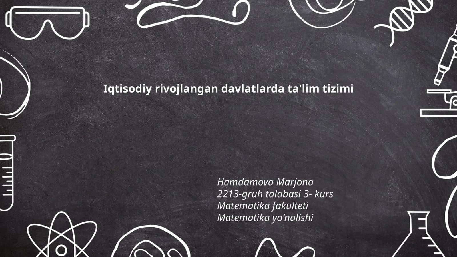Iqtisodiy rivojlangan davlatlarda ta'lim tizimi