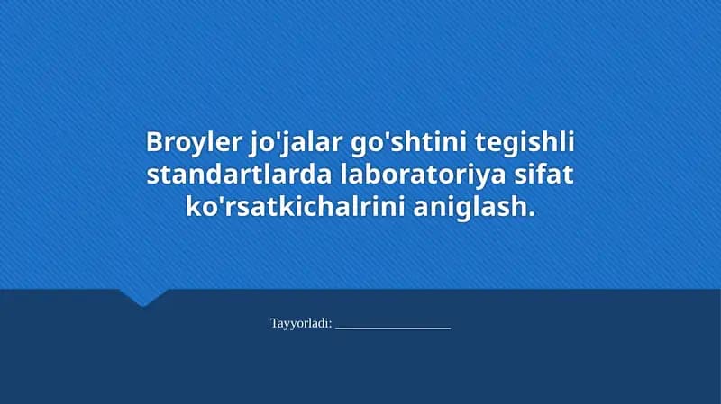Laboratoriya tekshiruvlari uchun namunalarni tayyorlash va saqlash usullari