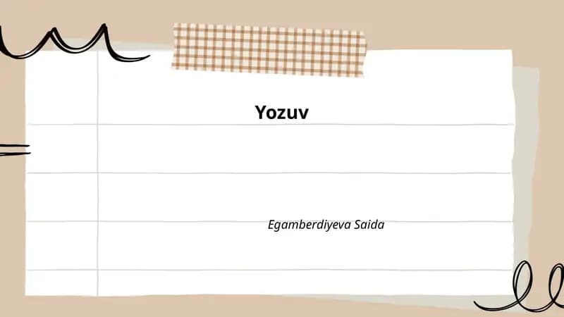 Yozuv
