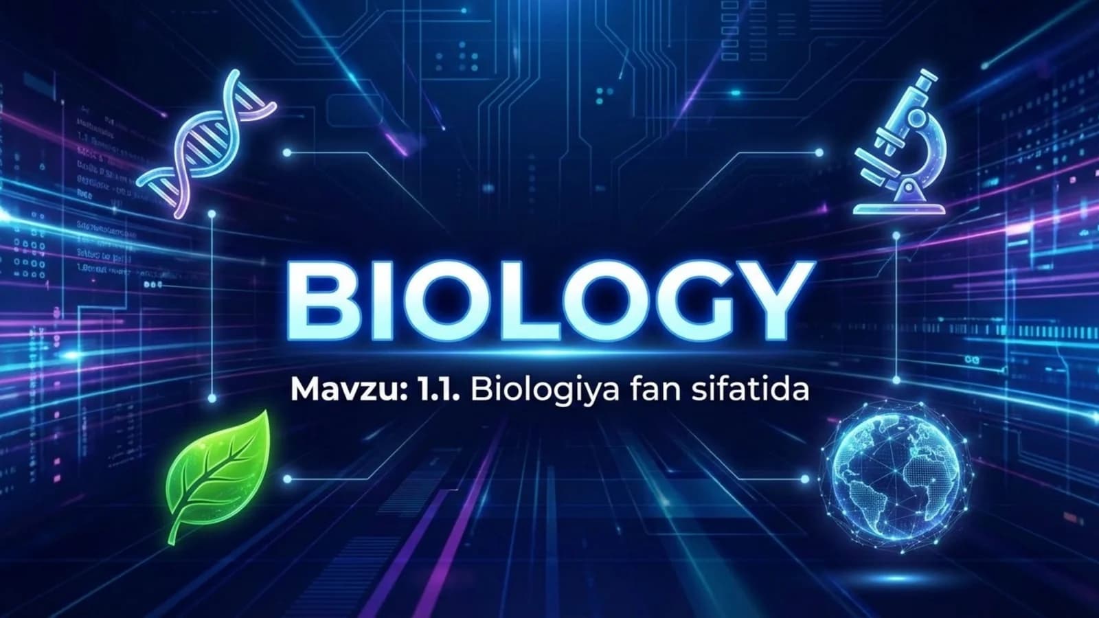 Biologiya fan sifatida