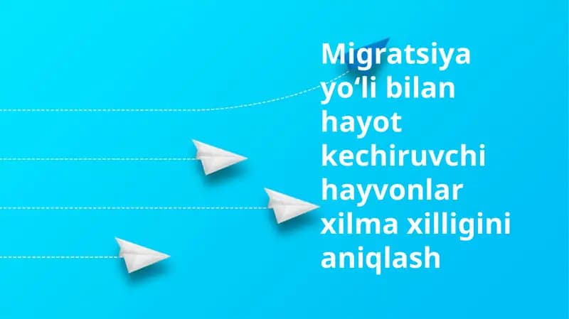 Migratsiya yoʻli bilan hayot kechiruvchi hayvonlar xilma xilligini aniqlash