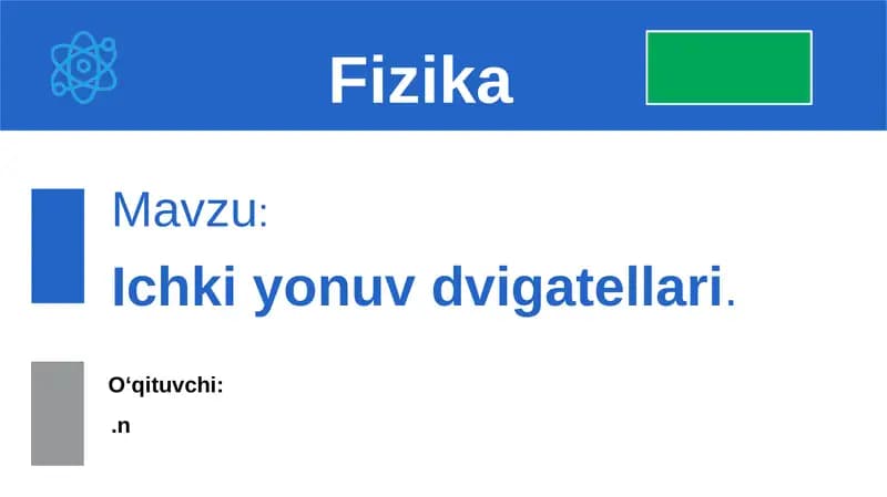 Ichki yonuv dvigatellari