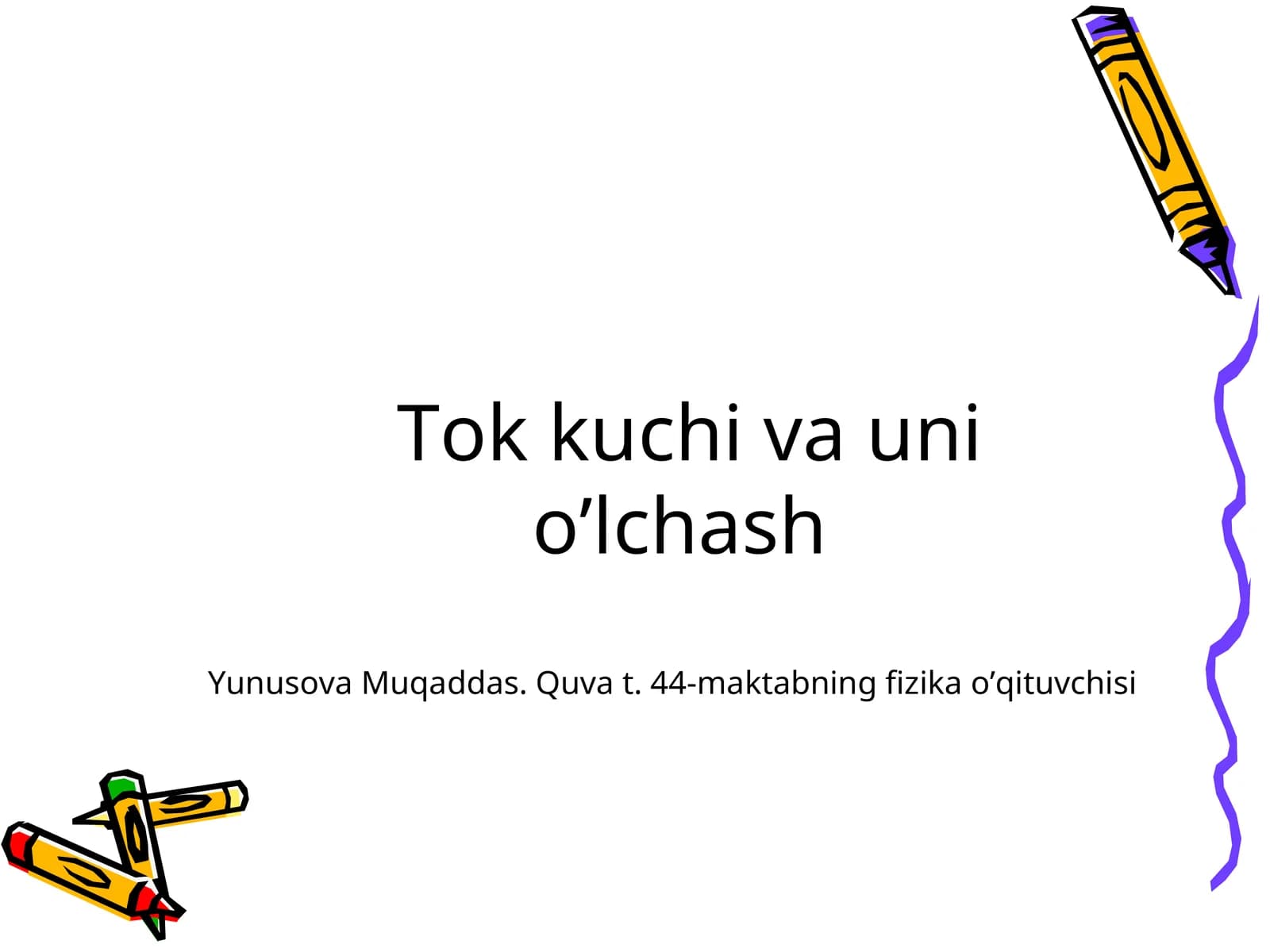 Tok kuchi va uni o’lchash