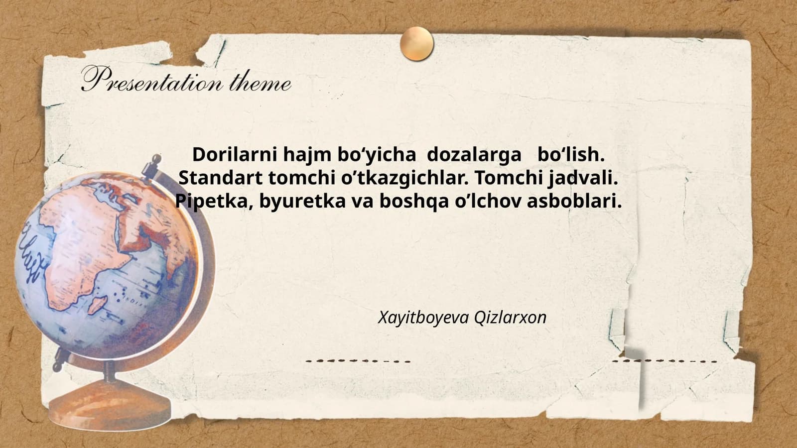 Dorilarni hajm bo‘yicha dozalarga bo‘lish usullari