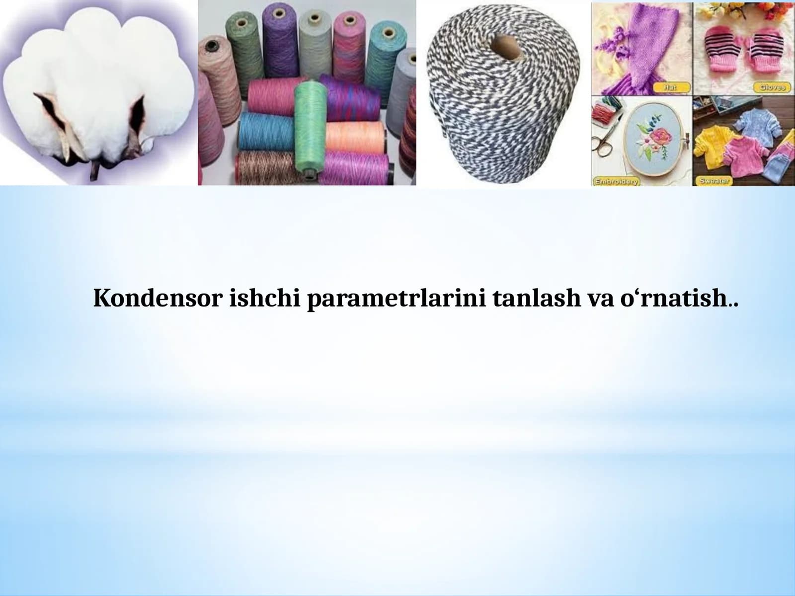 Kondensorlarning asosiy vazifasi