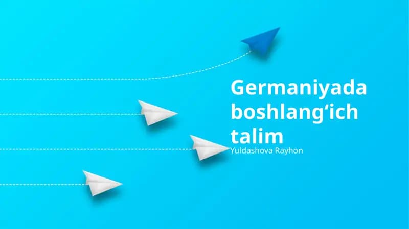 Germaniyada boshlangʻich talim