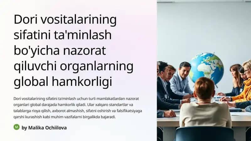 Dori vositalari sifatini ta'minlash nazorat organlari