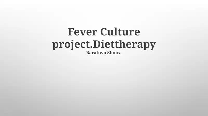 Diettherapy