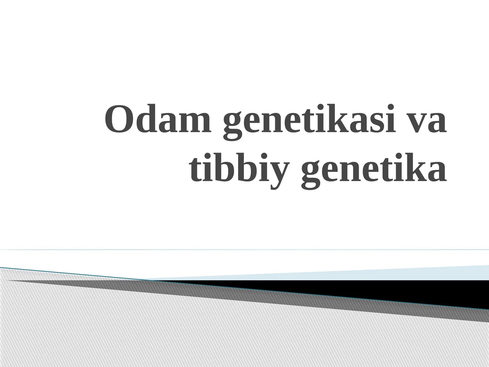 Tibbiygenetika