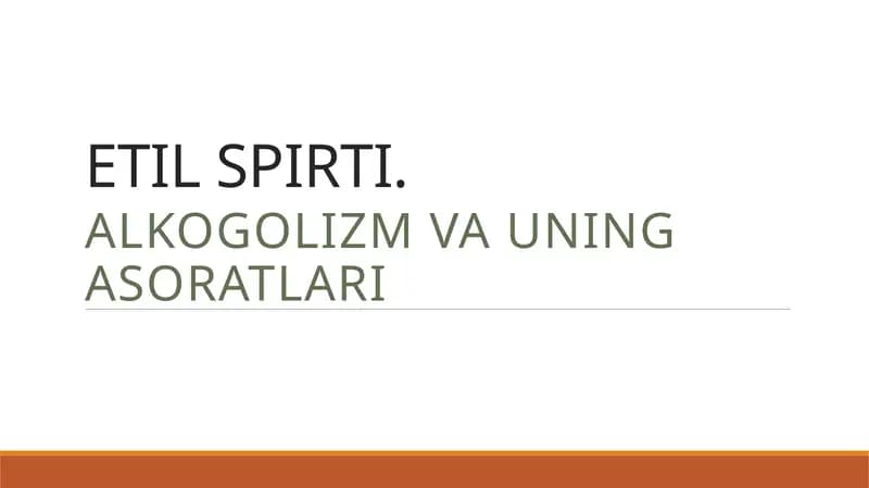Etil spirti