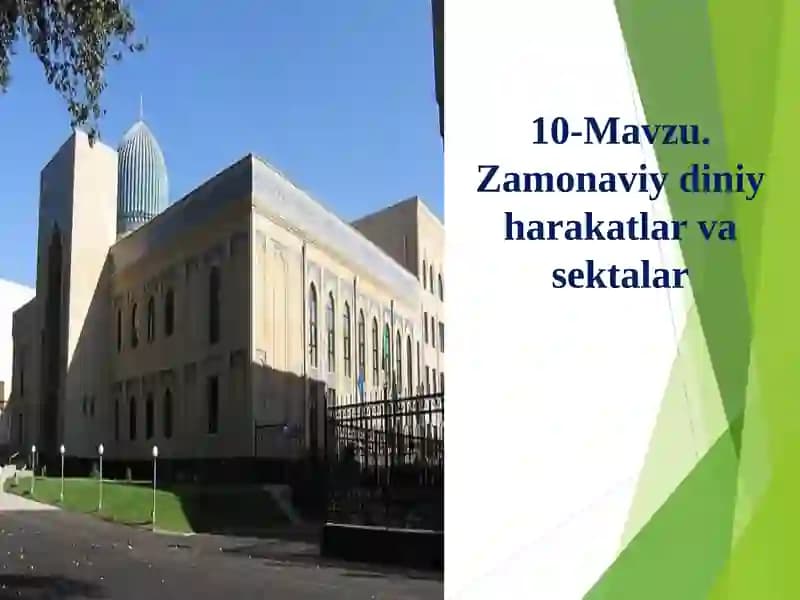 Zamonaviy diniy harakatlar va sektalar