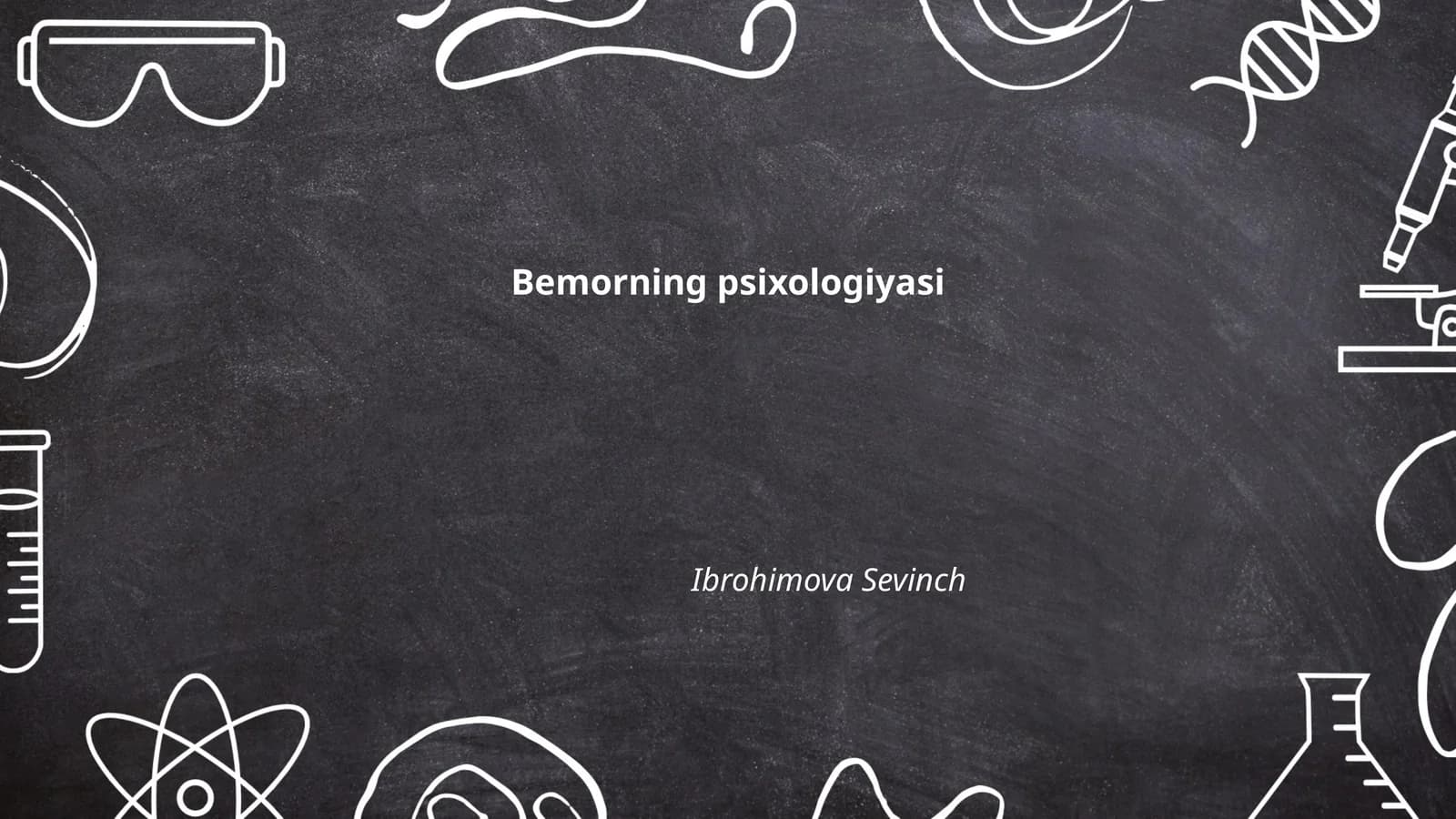 Bemorning psixologiyasi