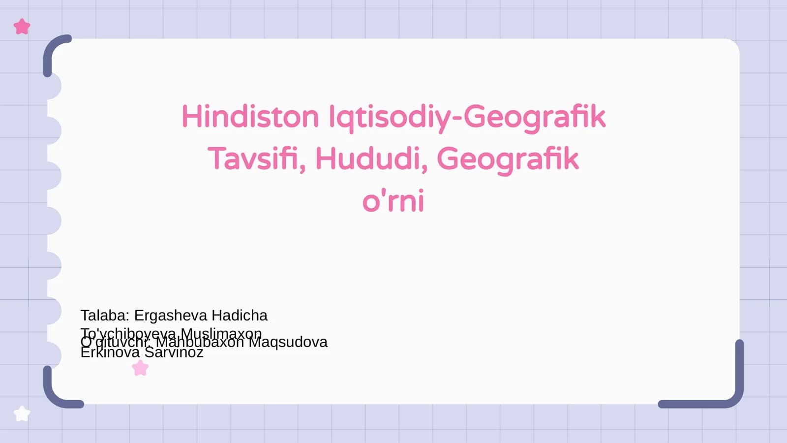 Hindiston Iqtisodiy-Geografik Tavsifi, Hududi, Geografik o'rni