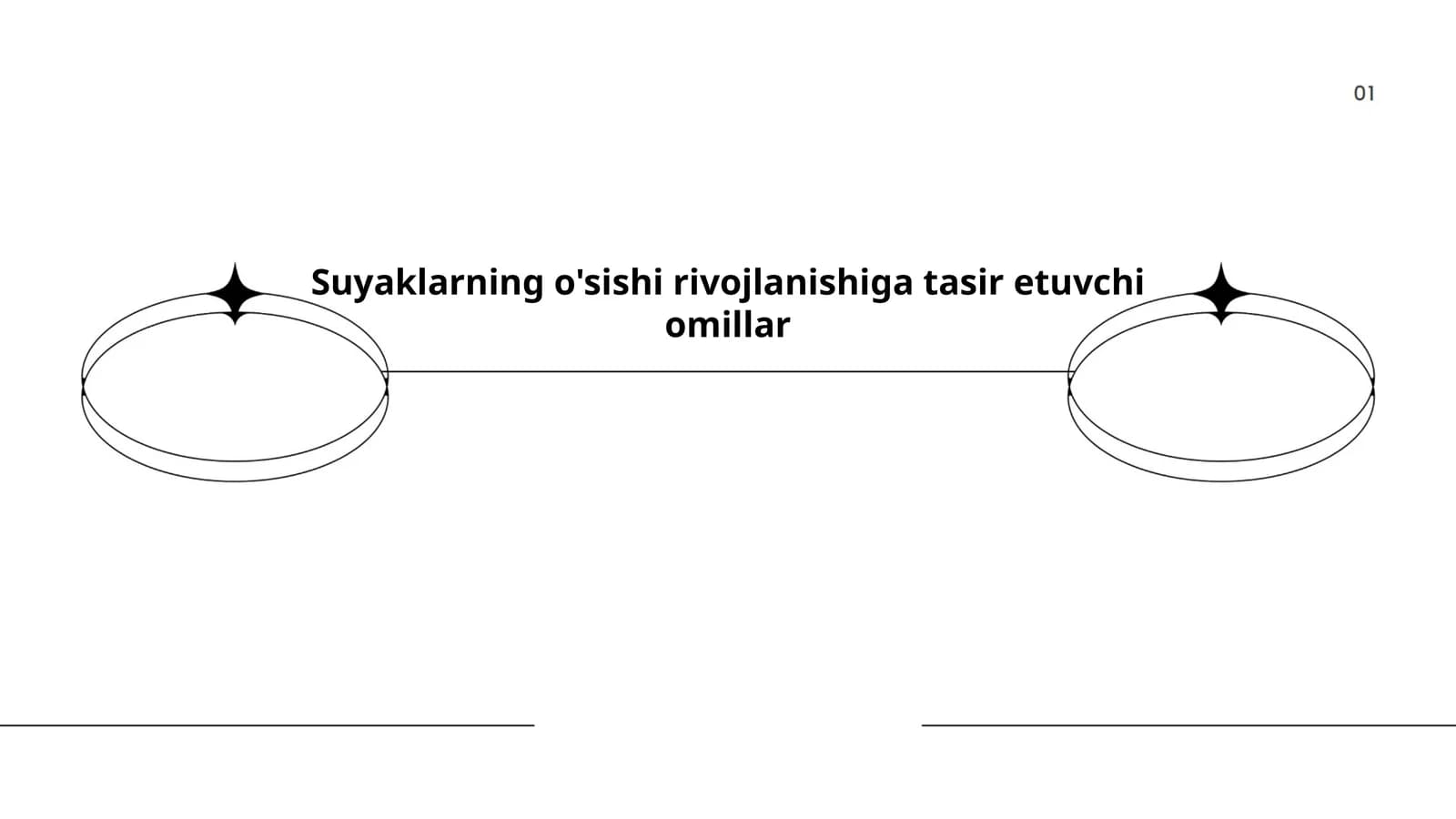 Suyaklarning o'sishi rivojlanishiga tasir etuvchi omillar