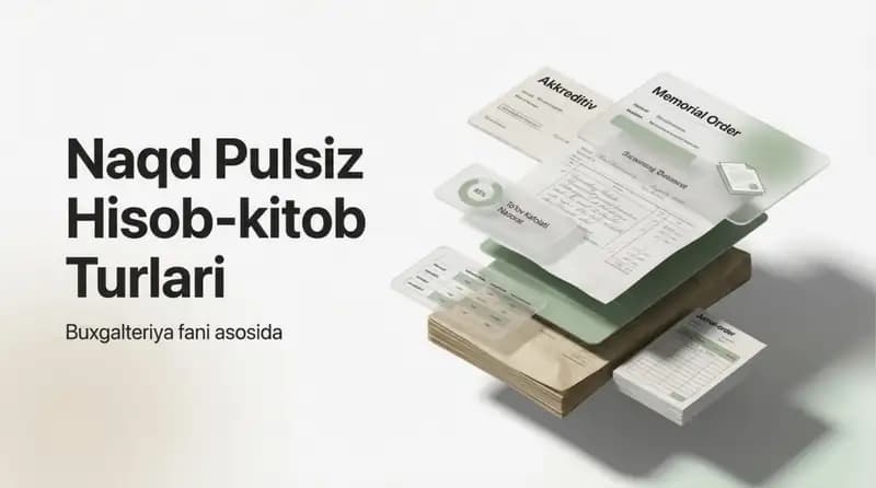 Naqd Pulsiz Hisob-kitob Turlari haqida 20 betlik taqdimot