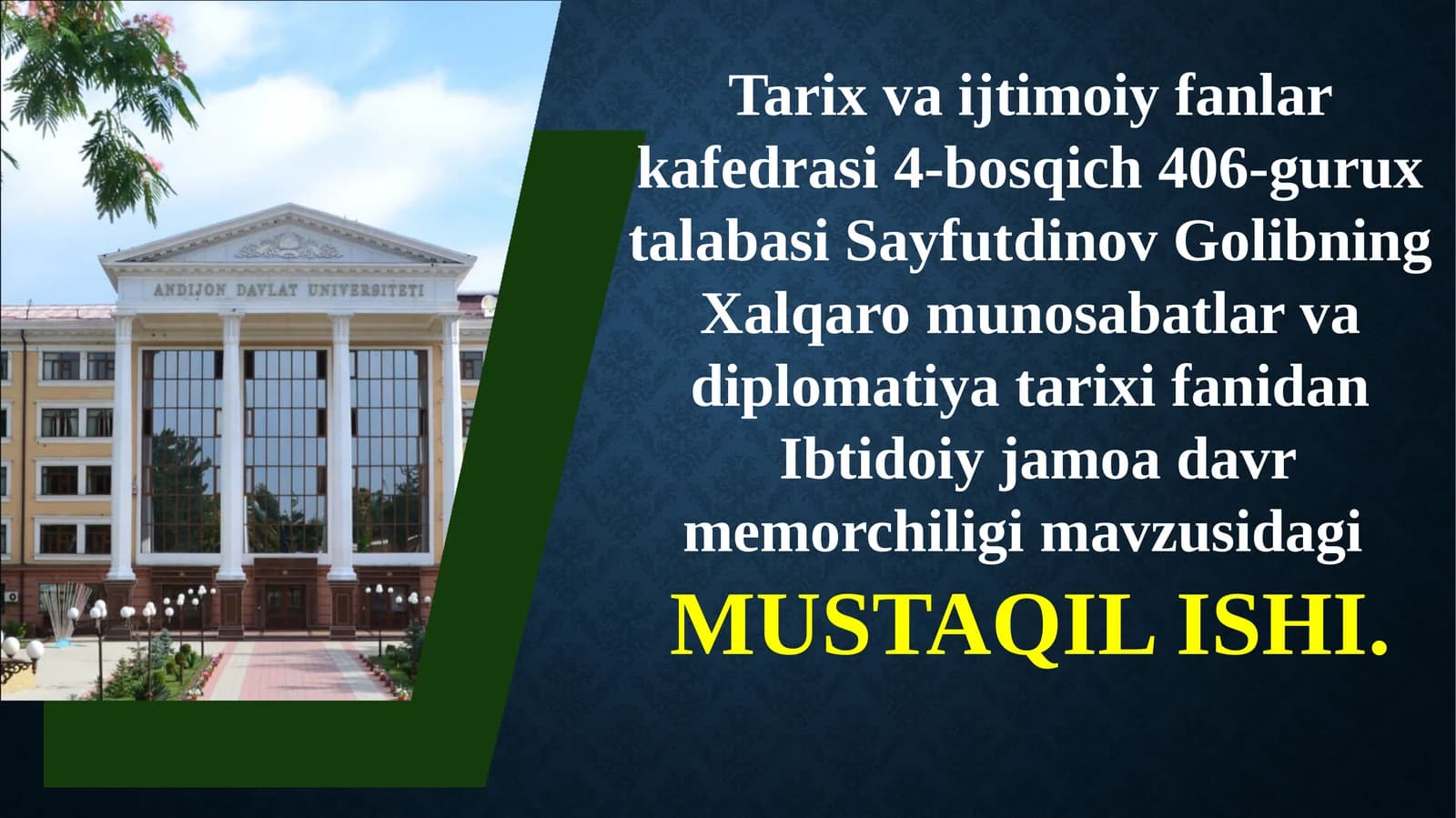 Ibtidoiy jamoadavriy me'morchiligi