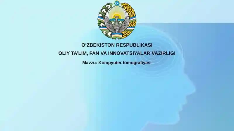 Kompyutertomografiyasi