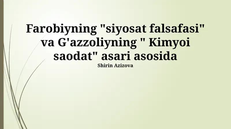 Saodat kimyosi