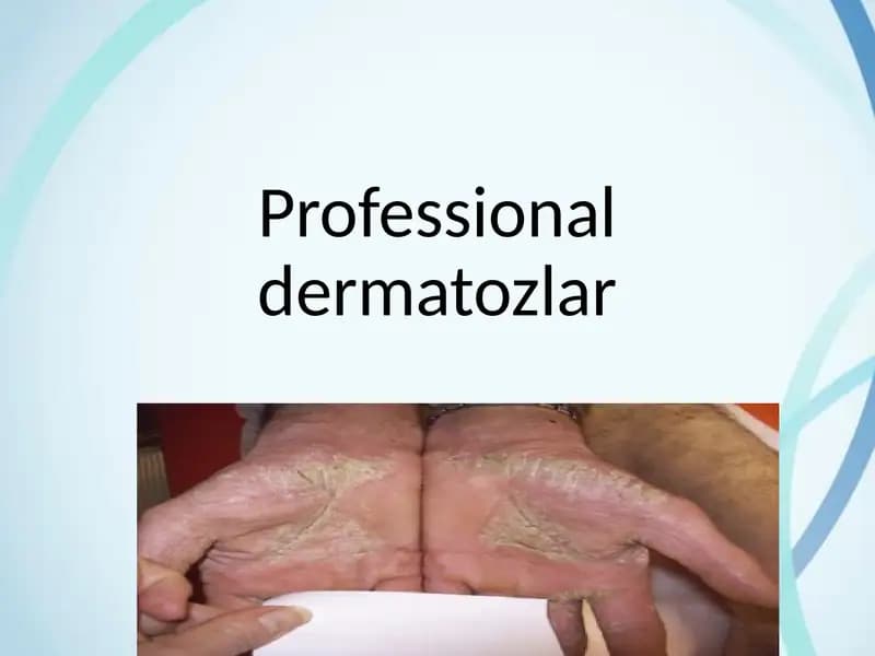 Professional dermatozlar