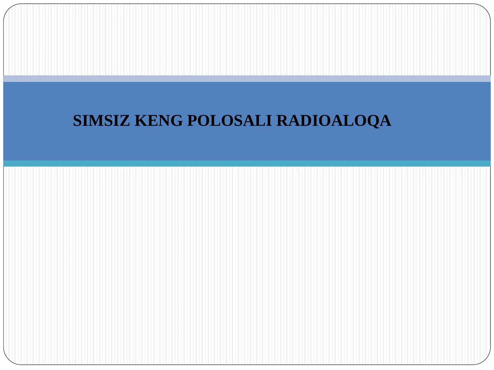 SIMSIZ KENG POLOSALI RADIOALOQA