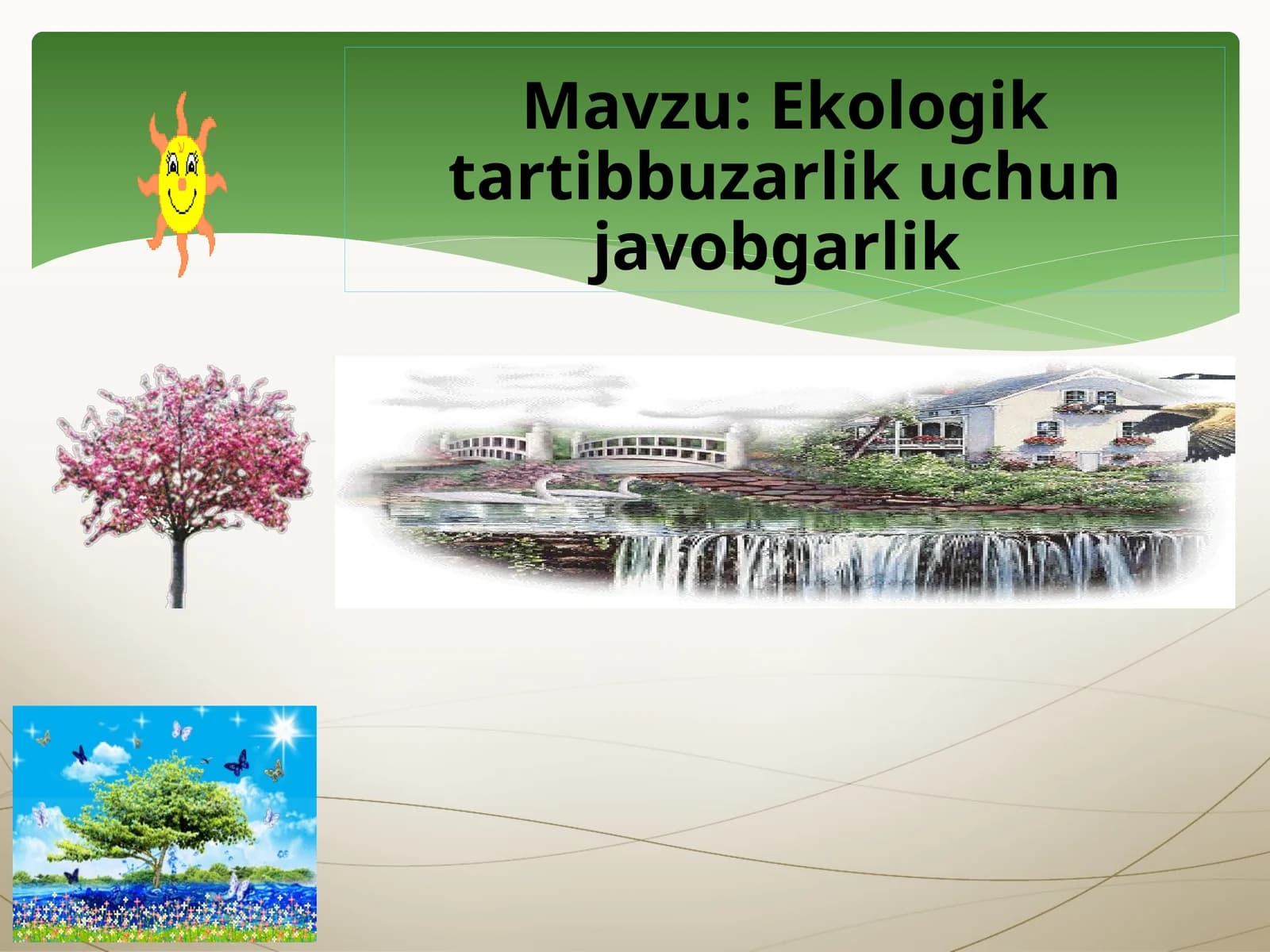 Ekologik tartib buzari lik uchun javobgarlik
