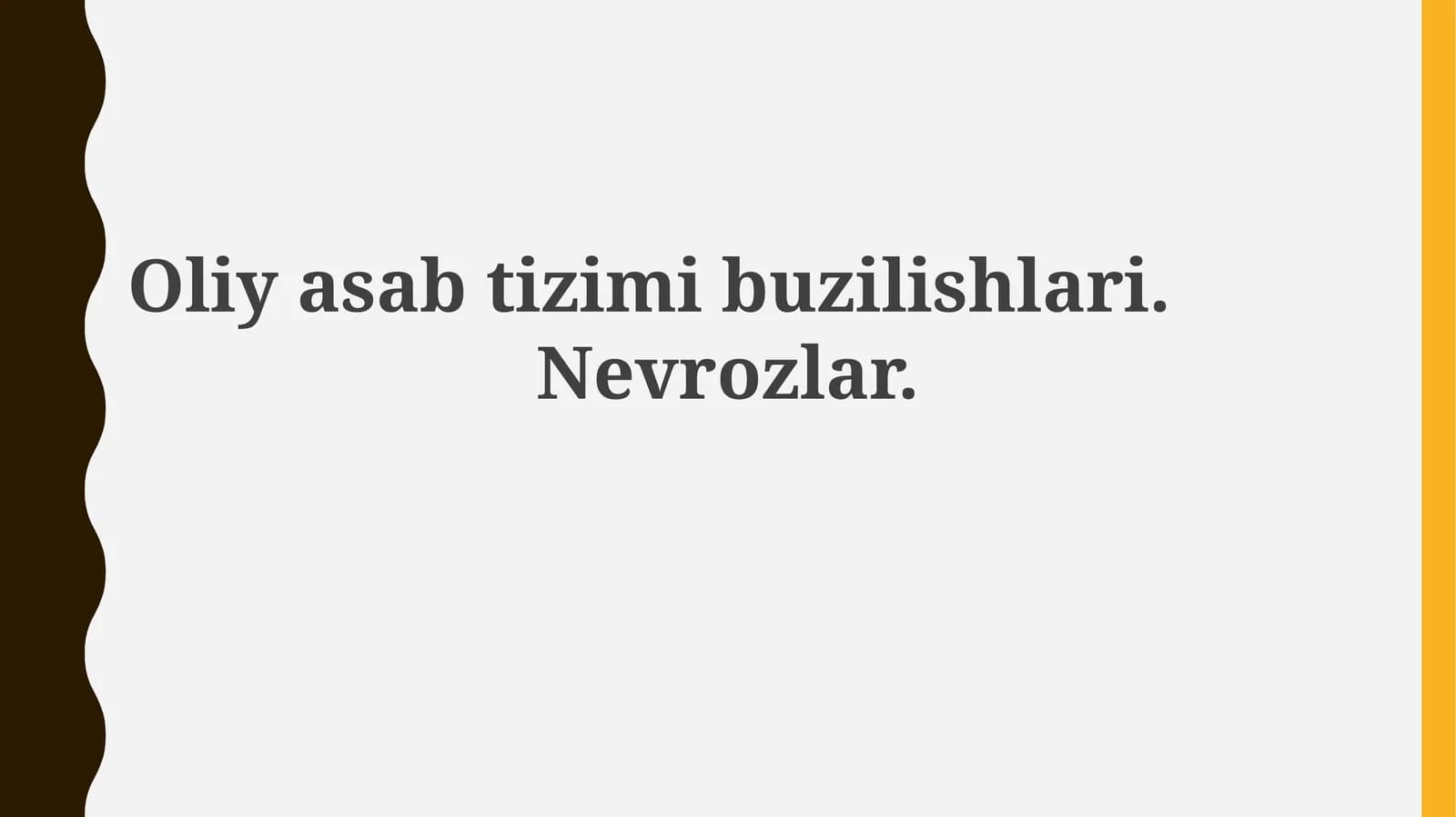 Nevrozlar: Ta'rif, turlari va klinik ko'rinishlari