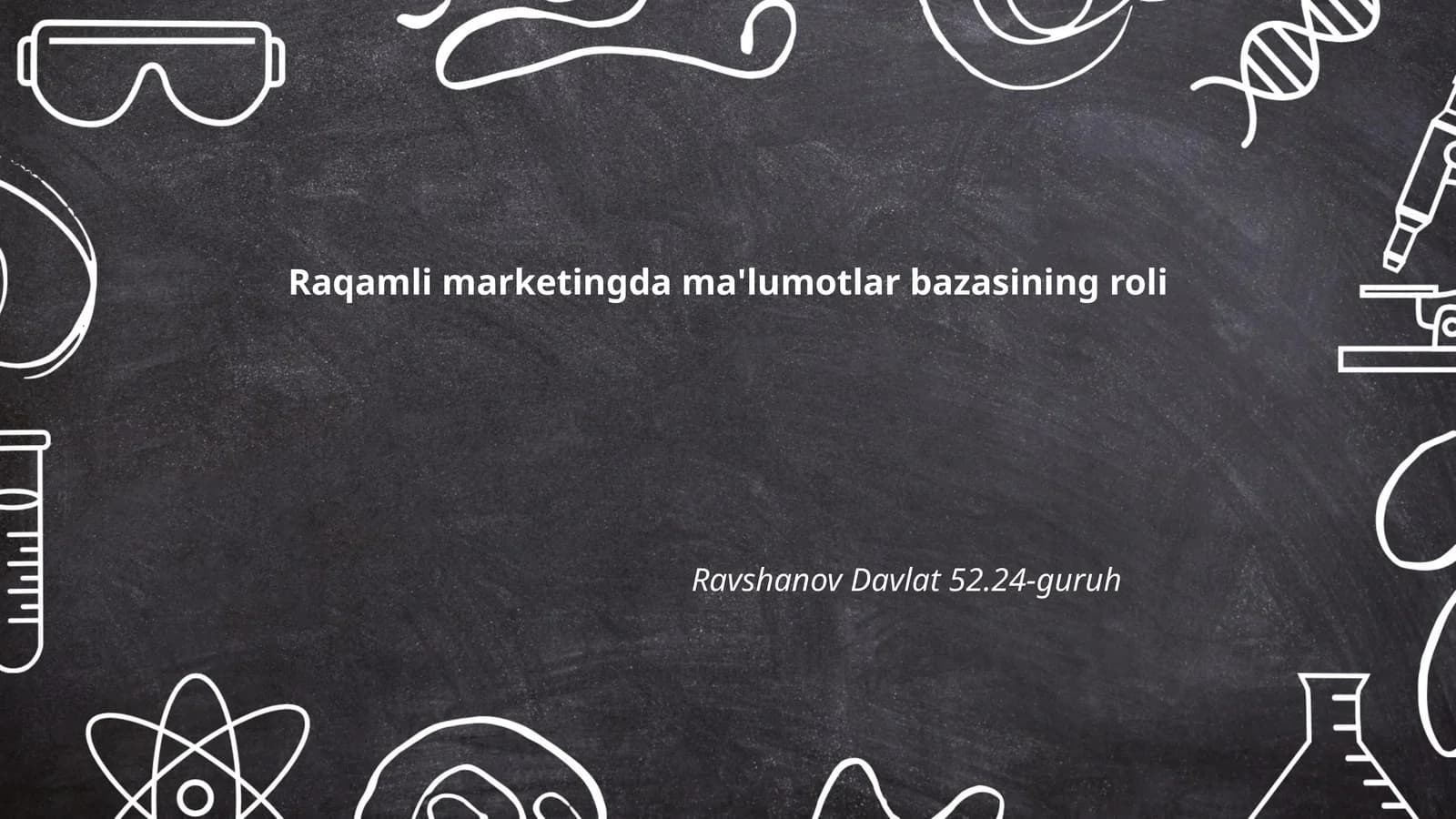 Raqamli marketingda ma'lumotlar bazasining roli