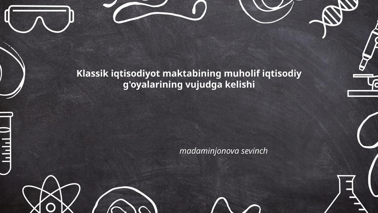 Klassik iqtisodiyot maktabining muholif iqtisodiy g'oyalarining vujudga kelishi