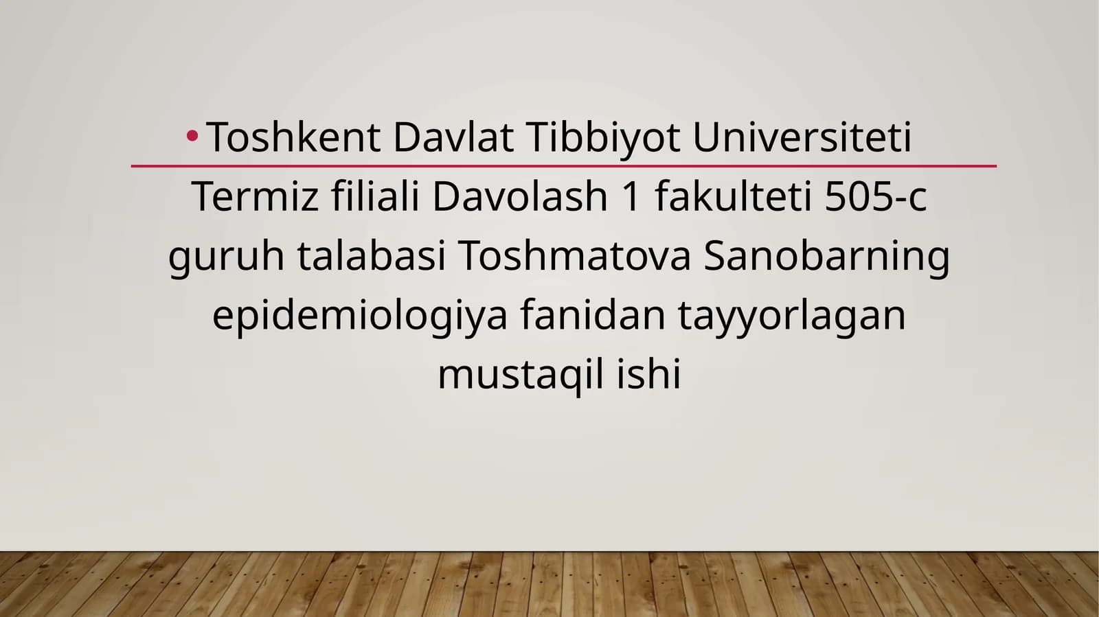 Gospital infeksiyalar: infeksiya manbai, tarqalish yo‘llari va omillari. Kasalxona ichi infeksiyalarining (KII) etiologik tarkibi.
