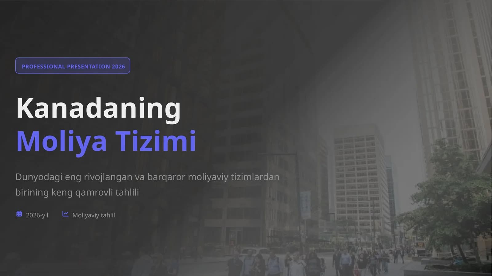 Kanadaning moliya tizimi