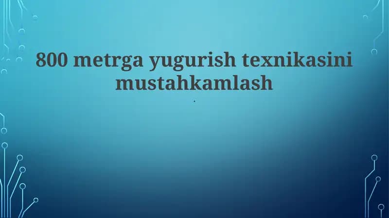 Yurish texnikasi