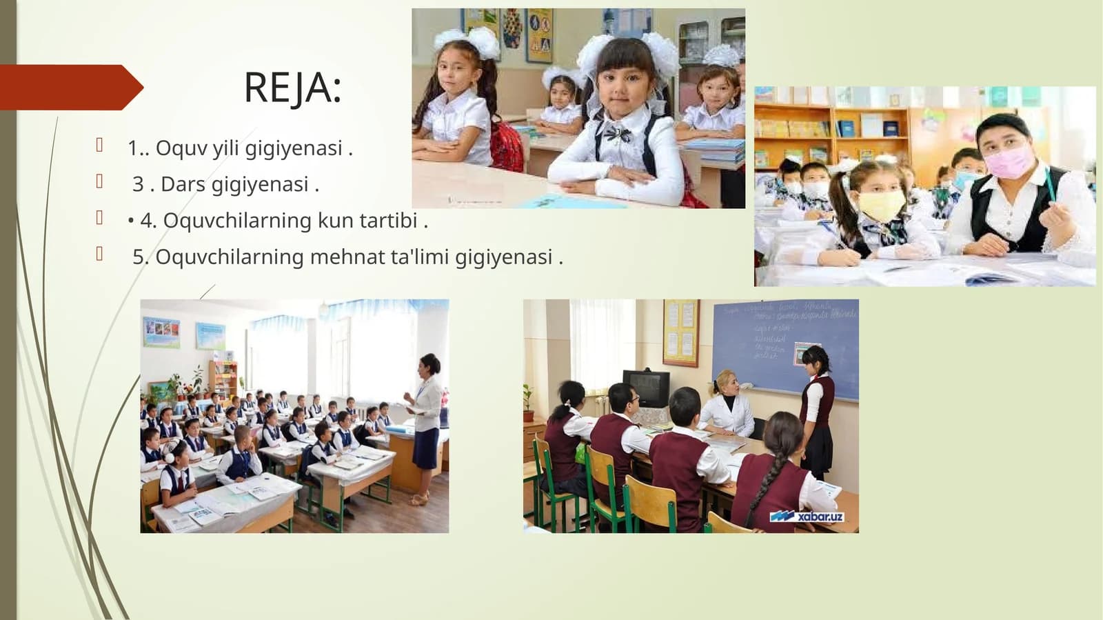 O'quvchilarni gigiyenik tarbiyalash
