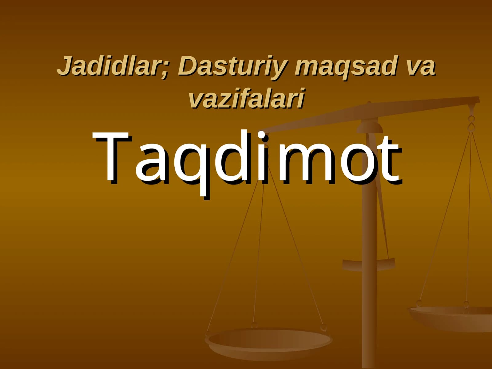 Jadidlar; Dasturiy maqsad va vazifalari