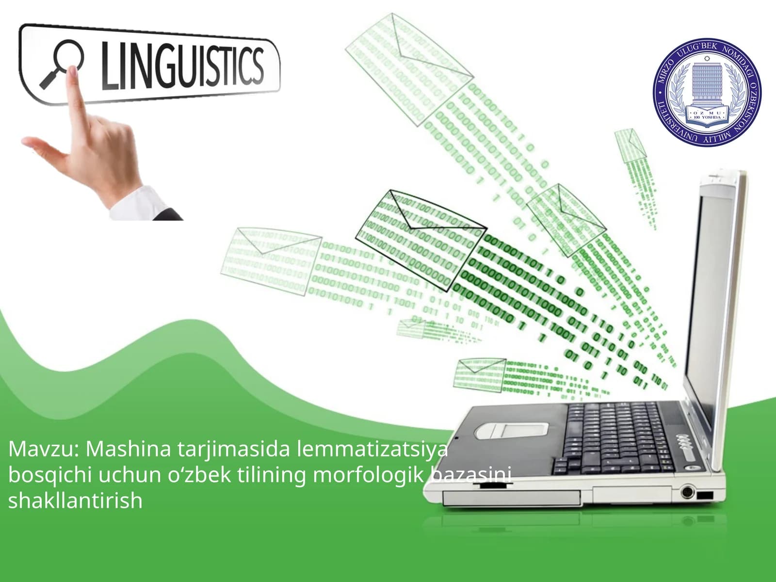Mashina tarjimasida lemmatizatsiya bosqichi uchun o‘zbek tilining morfologik bazasini shakllantirish