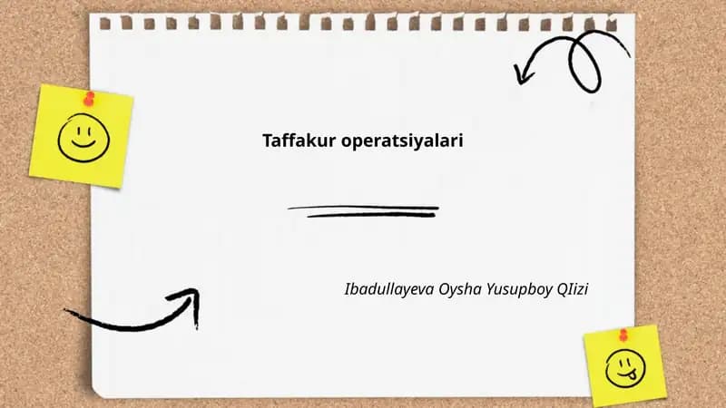 Taffakur operatsiyalari