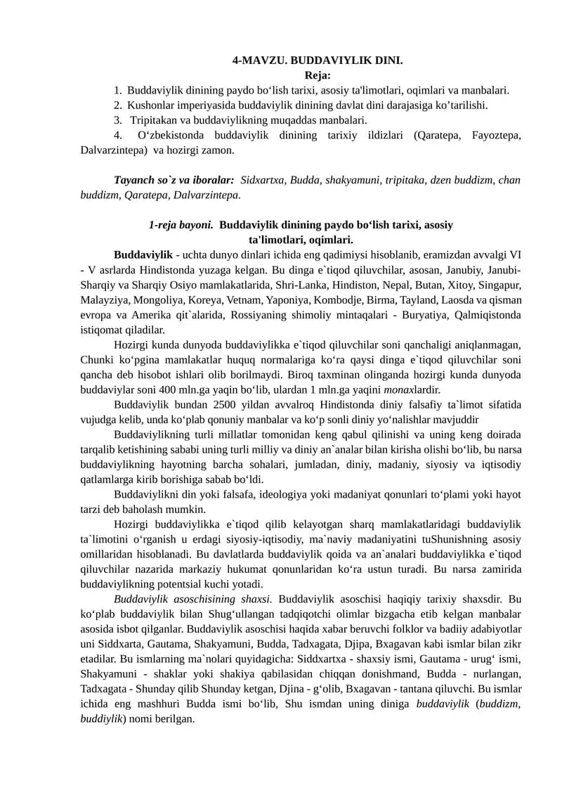 BUDDAVIYLIK DINI