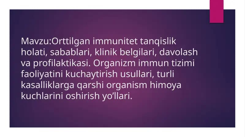 orttirilgan immun tanqislik sindromi