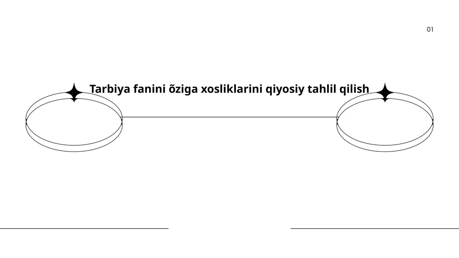 Tarbiya fanini õziga xosliklarini qiyosiy tahlil qilish