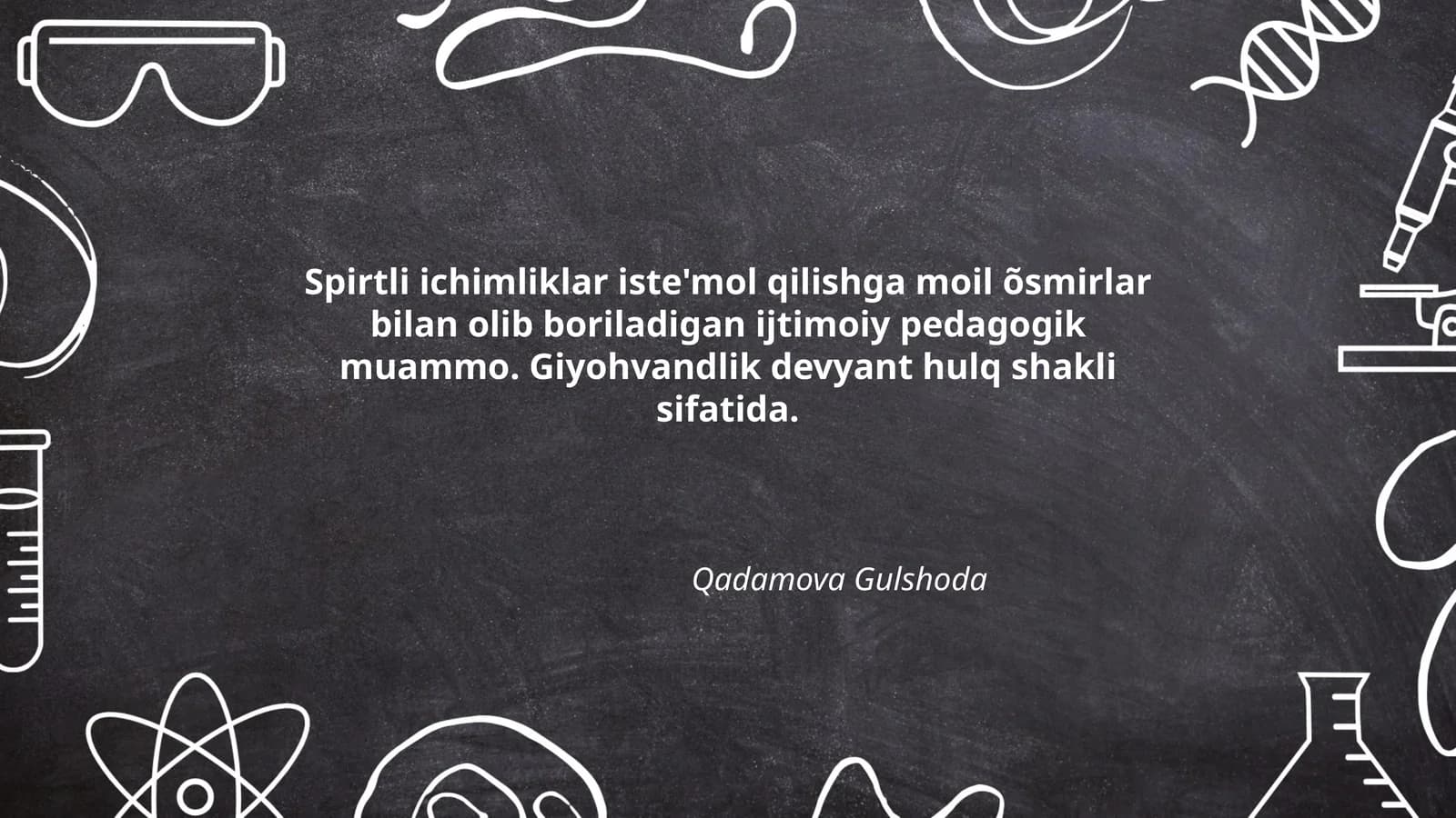 Qadamova Gulshoda