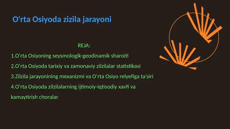O'rta Osiyoda zizila jarayoni