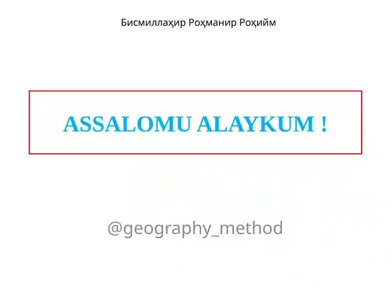 Afrikaning tabiiy geografik o‘lkalari