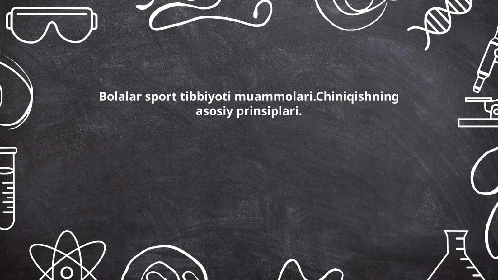 Bolalar sport tibbiyoti muammolari