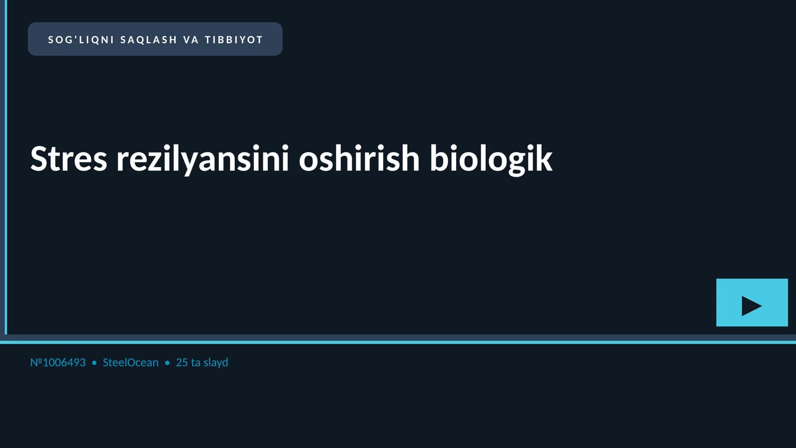 Stres rezilyansini oshirish biologik