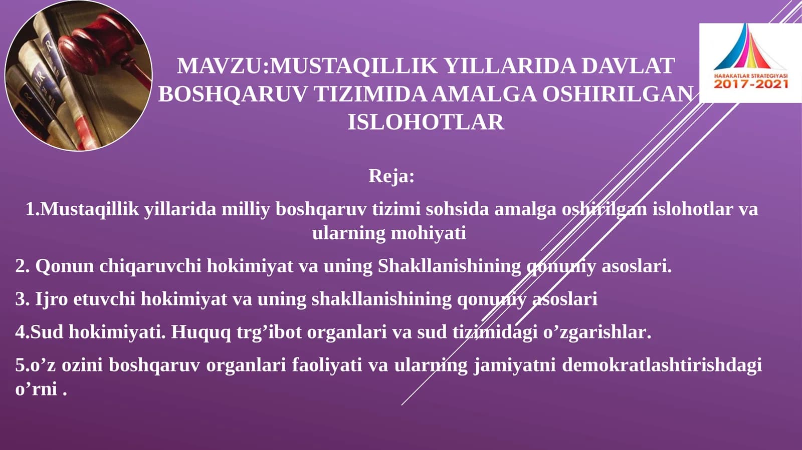 Mustaqillik yillari davlat boshqaruvi tizimi