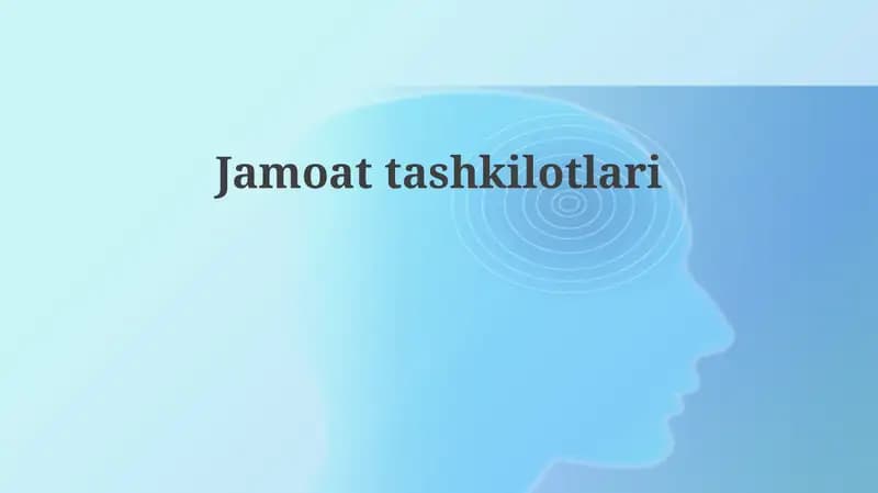 Davlat tashkilotlari