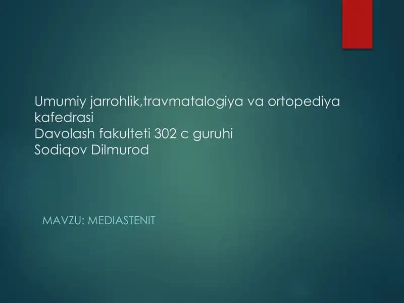 MEDIASTENIT