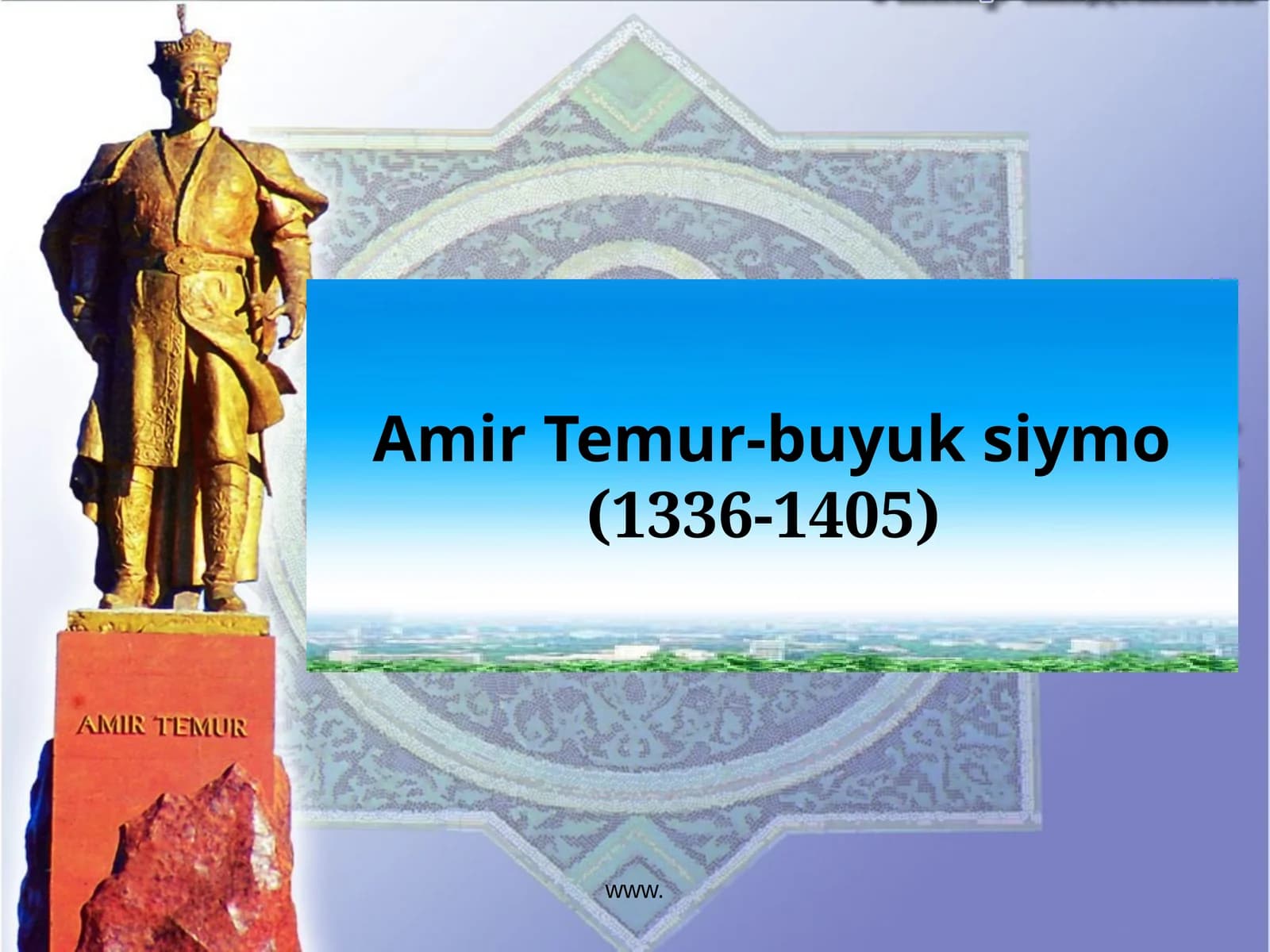 Amir Temur-Buyuk Siymo